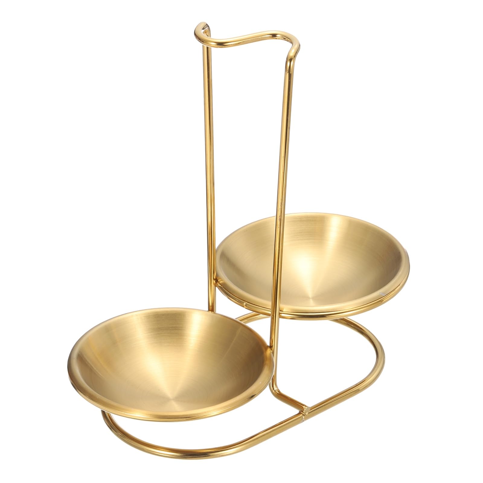 Support à cuillères double bol Quarkzman pour éviter les taches sur le comptoir de cuisine