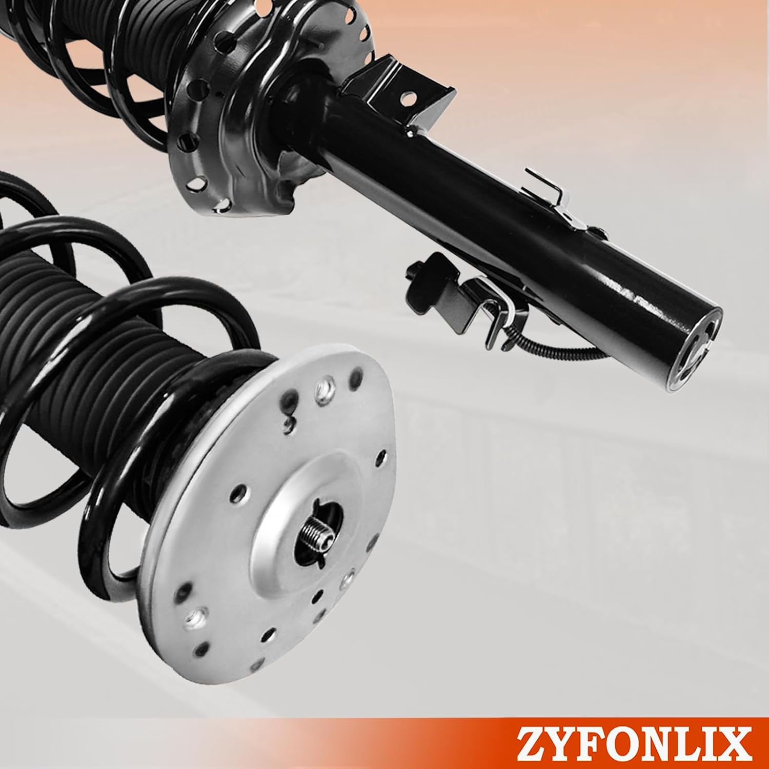 Front Right Shock Strut Assembly Compatible with 2012-2019 Range Rover Evoque with Magnetic Damping Shock Absorber OEM Replace# LR079422, LR024444, LR051483
