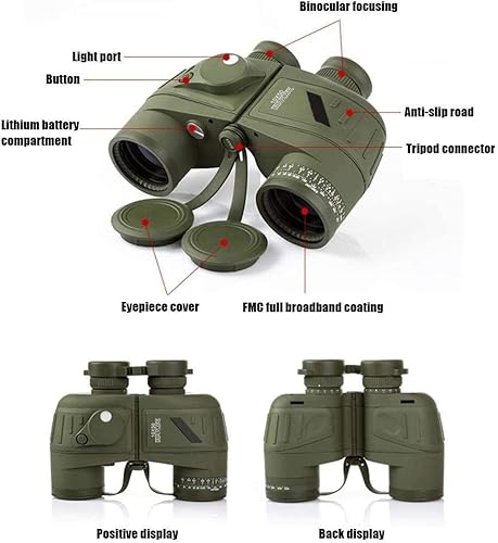 Miniatura 6 de Telescopio Sky Telescope 10X50 Binoculares con brújula