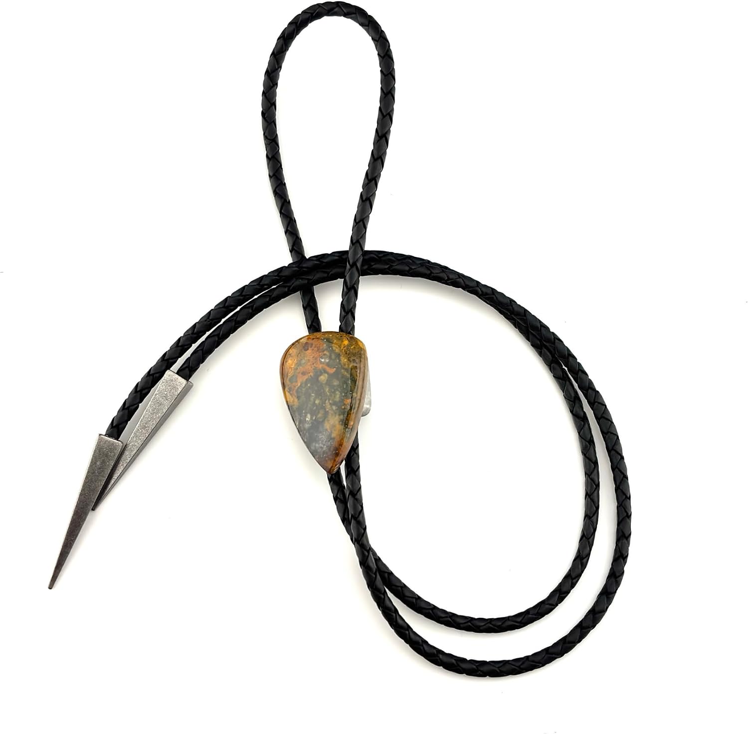Pike Tips (8 Pieces, Antique Silver) - Bolo Tie Cord Ends for Bolo Tie Making and Other Jewerly Making.