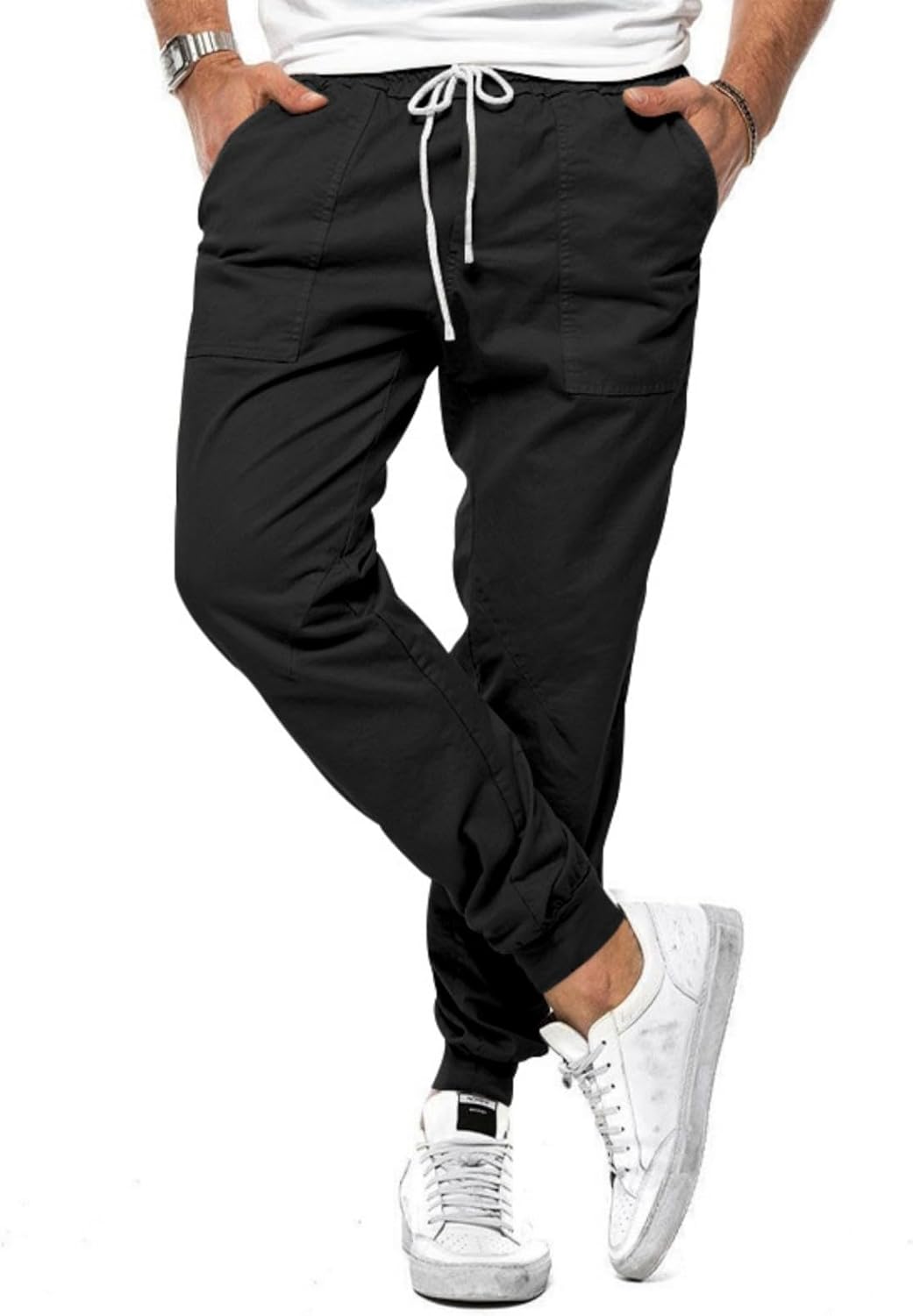 RPAEOY Badbroek voor dames, met zakken, hoge taille, sneldrogend, strandbadpak, elastische
