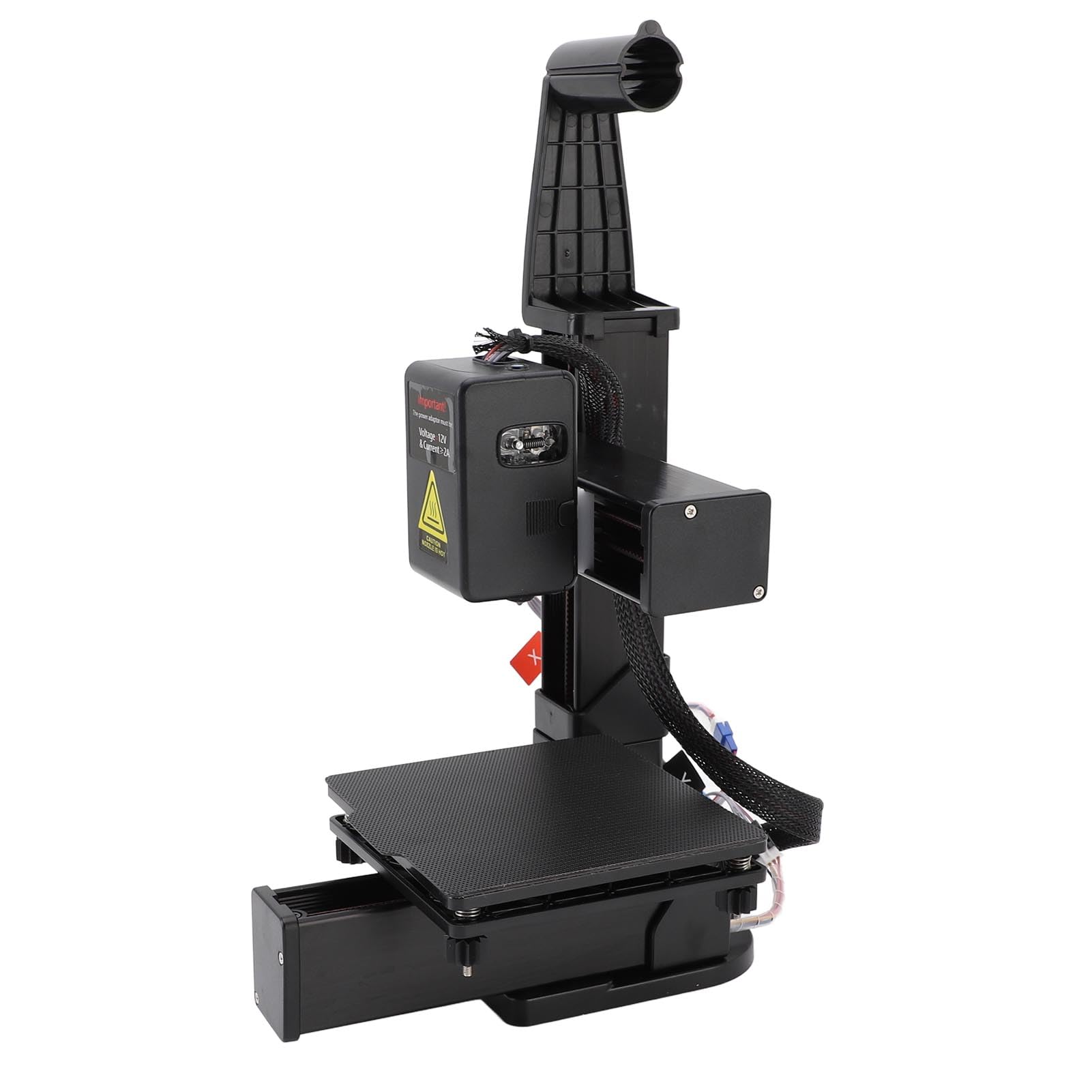 Domary Piccola Stampante 3D 40mm/s 100x100x100mm Dimensioni di Stampa Facile Stampa con un Ideale per Principianti (Nera)