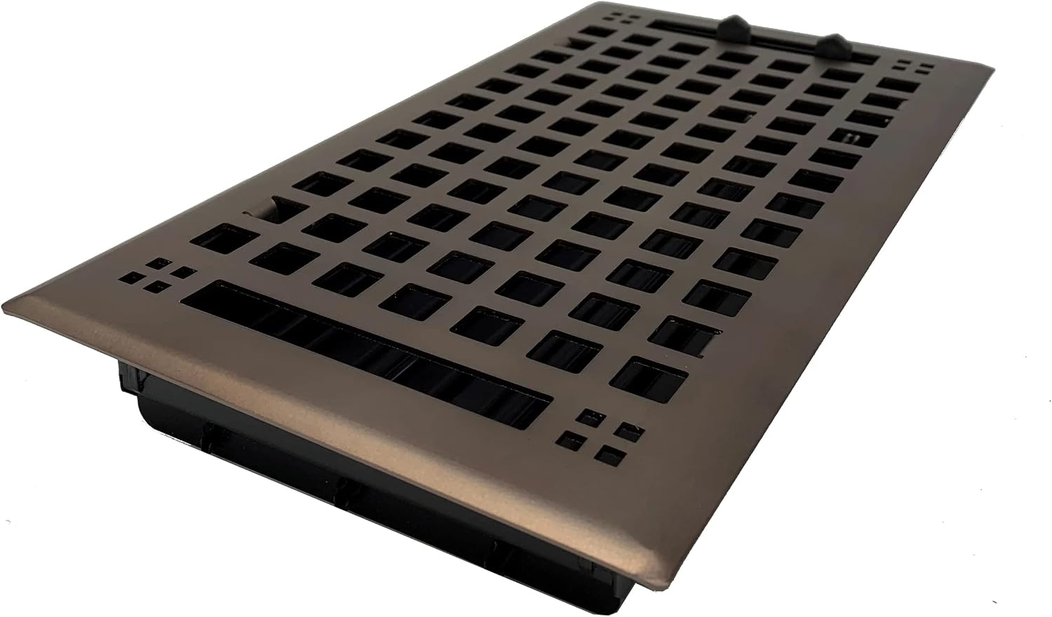 Madelyn Carter Contemporary Artisan Style Vent Cover, Solid Cast Steel Interior, Controls Air Flow, 4 x 14 inches (Overall Face: 5.25 x 15.5 inches), Oil Rubbed Bronze