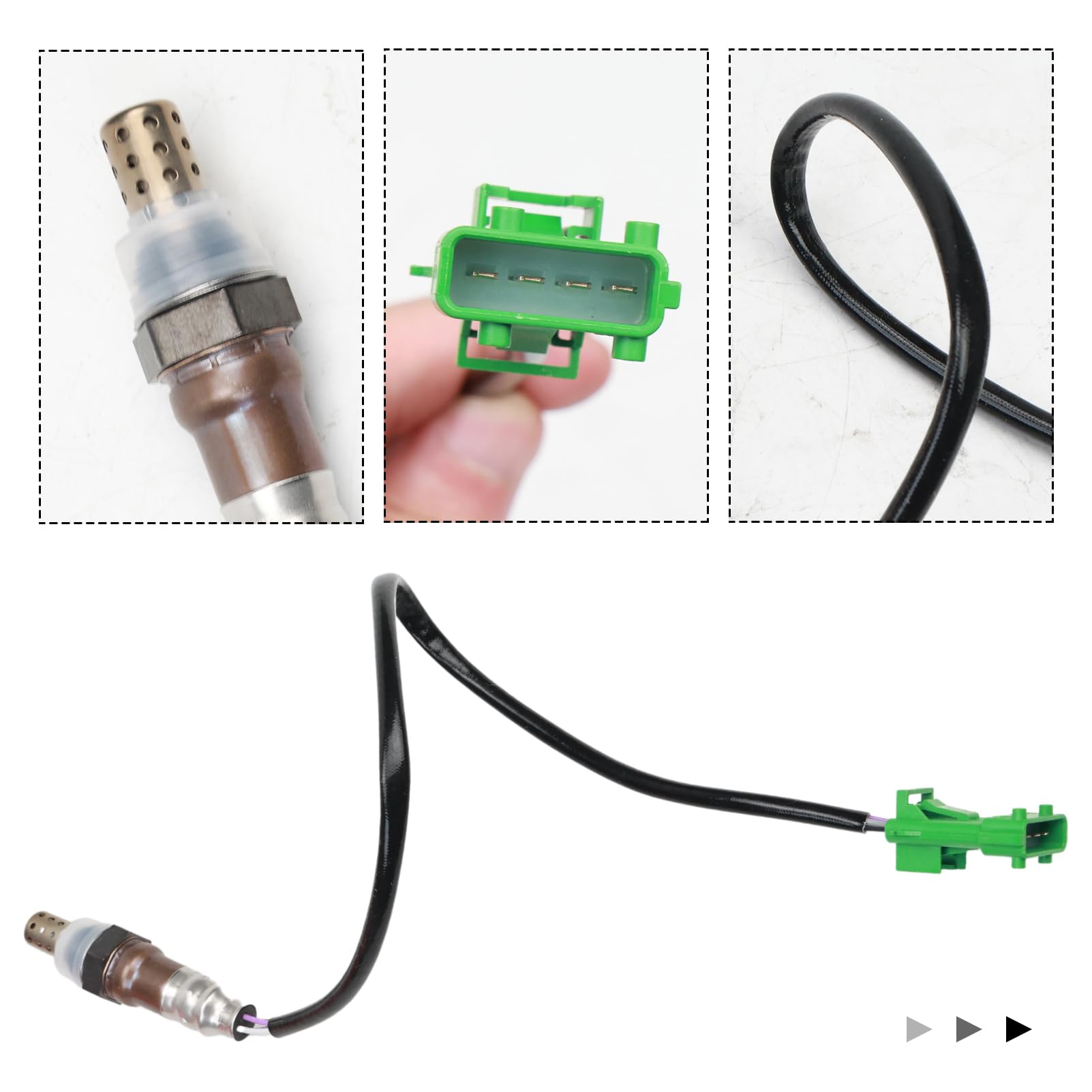 Sonde lambda pour Berlingo C2 C3 I C3 II C5 Saxo Xantia Xsara 106 2 206 207 306 307 406 Bipper 1.1L 1.4L 1.6L 1.7L 1.8L 2.0L 1994-2018 Sonde d’Oxygène 250-24811