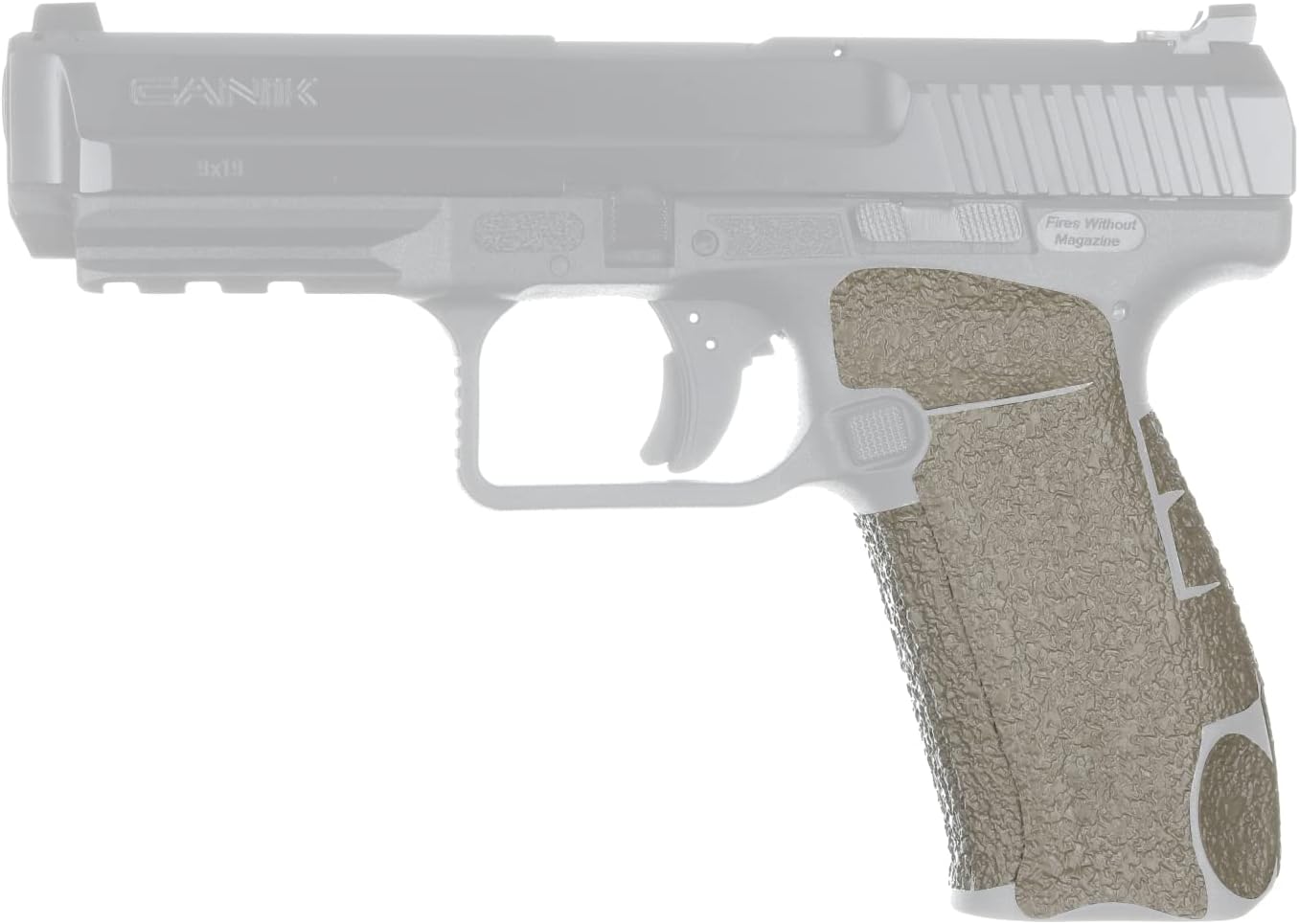 TALON Grips Adhesive Grip – Compatible with Canik TP9SA, TP9V2, TP9DA, TP9SF, TP9SFX, TP9SFL – Made in The USA