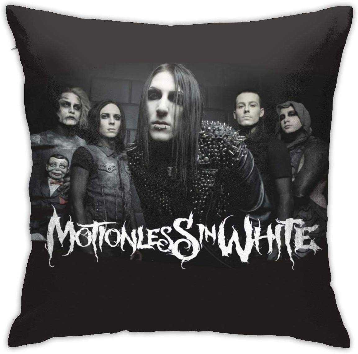 ZKM Porter Motionless in White Car Sofa Double Sided Printing Pillowcase 22''x22''