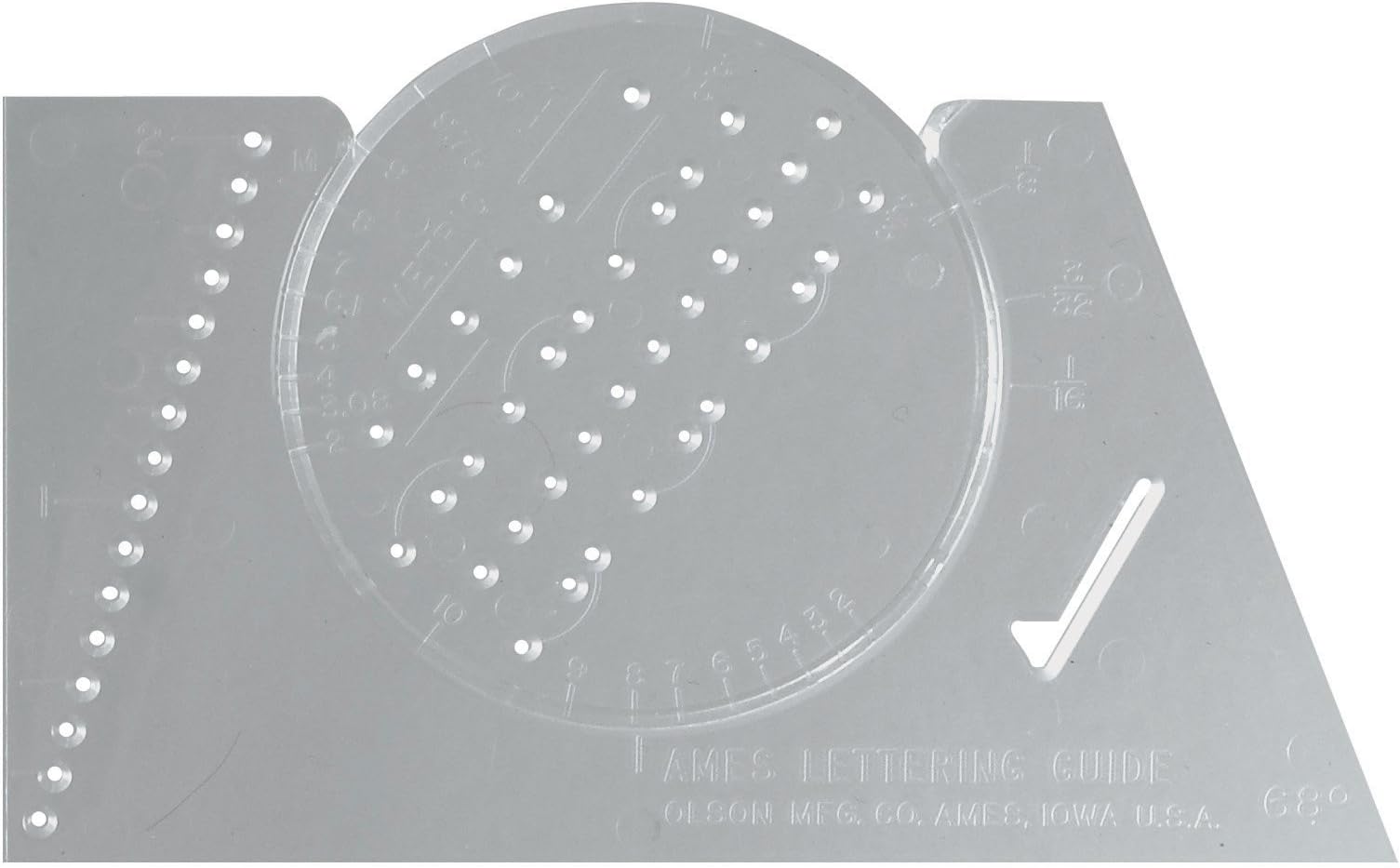 Westcott Lettering, Stenciling Paper Template (ALG-1)