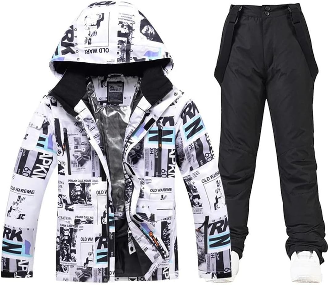 Men Women Warm Outdoor Windproof Waterproof Hot Ski Equipment Snowboard Snow Jacket Pants