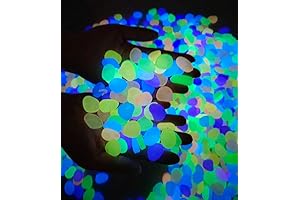 500Pcs Glow in The Dark Pebbles