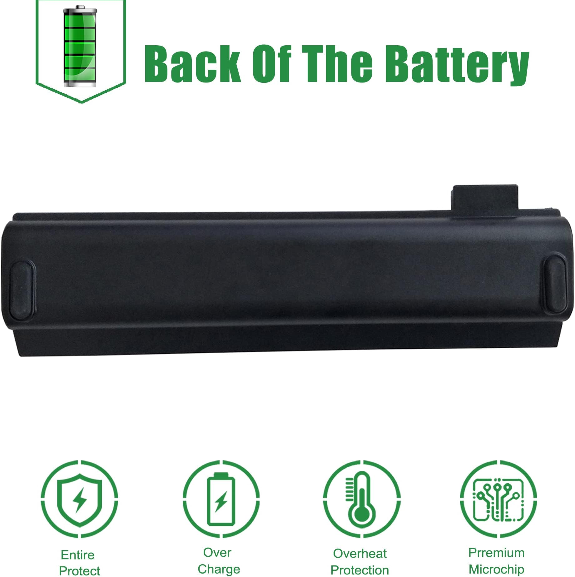 JIAZIJIA 01AV427 SB10K97584 61++ Laptop Battery Replacement for Lenovo ThinkPad T470 P51S P52S T480 T570 T580 TP25 A475 A485 Series Notebook 4X50M08812 01AV428 01AV492 SB10K97585 10.8V 72Wh 6600mAh