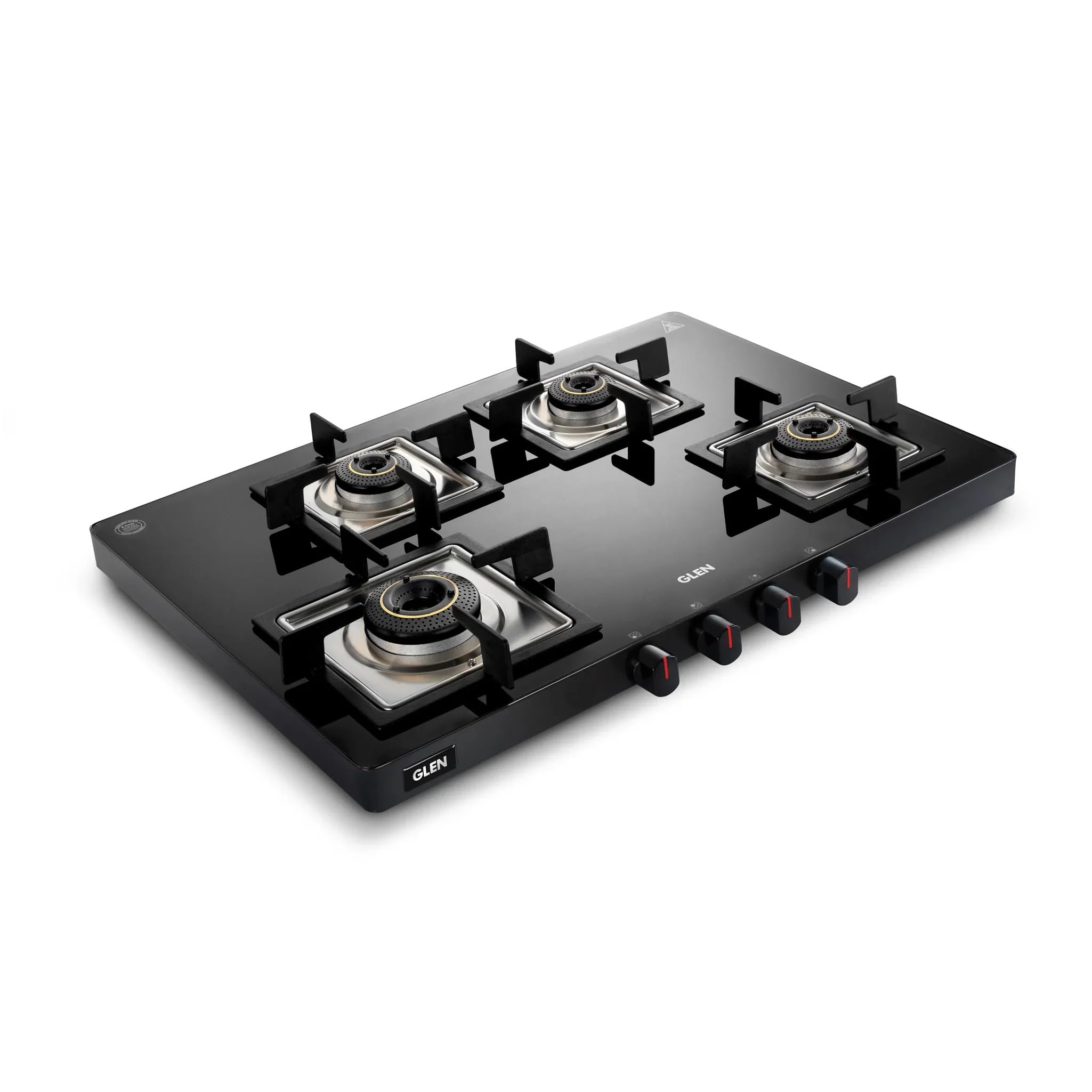 Glen 4 Burner Ultra Slim Glass Gas Stove | Black| 1 High Flame 3 Forged Brass Burner With 5-Year Warranty | Revolving Inlet Nozzle | 2-Year Warranty On Product By Brand | CT1047USBL (Manual)-picture-23