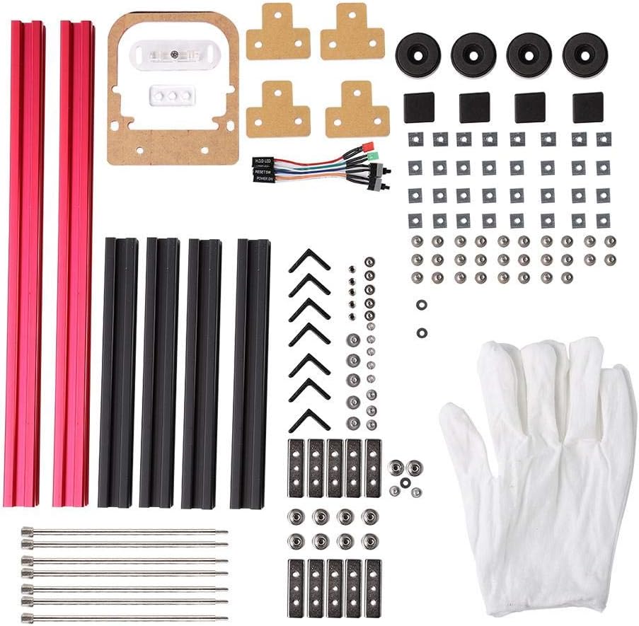 Computer Motherboard Case Rack, DIY Mini Open Aluminum Alloy Frame ATX Motherboard Test Bench Open Air Frame Computer Case