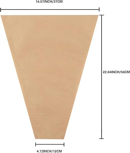 Miniatura 3 de Ramo de flores Manga de envoltura de flores Papel de plástico Arreglo floral Suministros Envoltura Bolsas 50pcs 2XL-Original