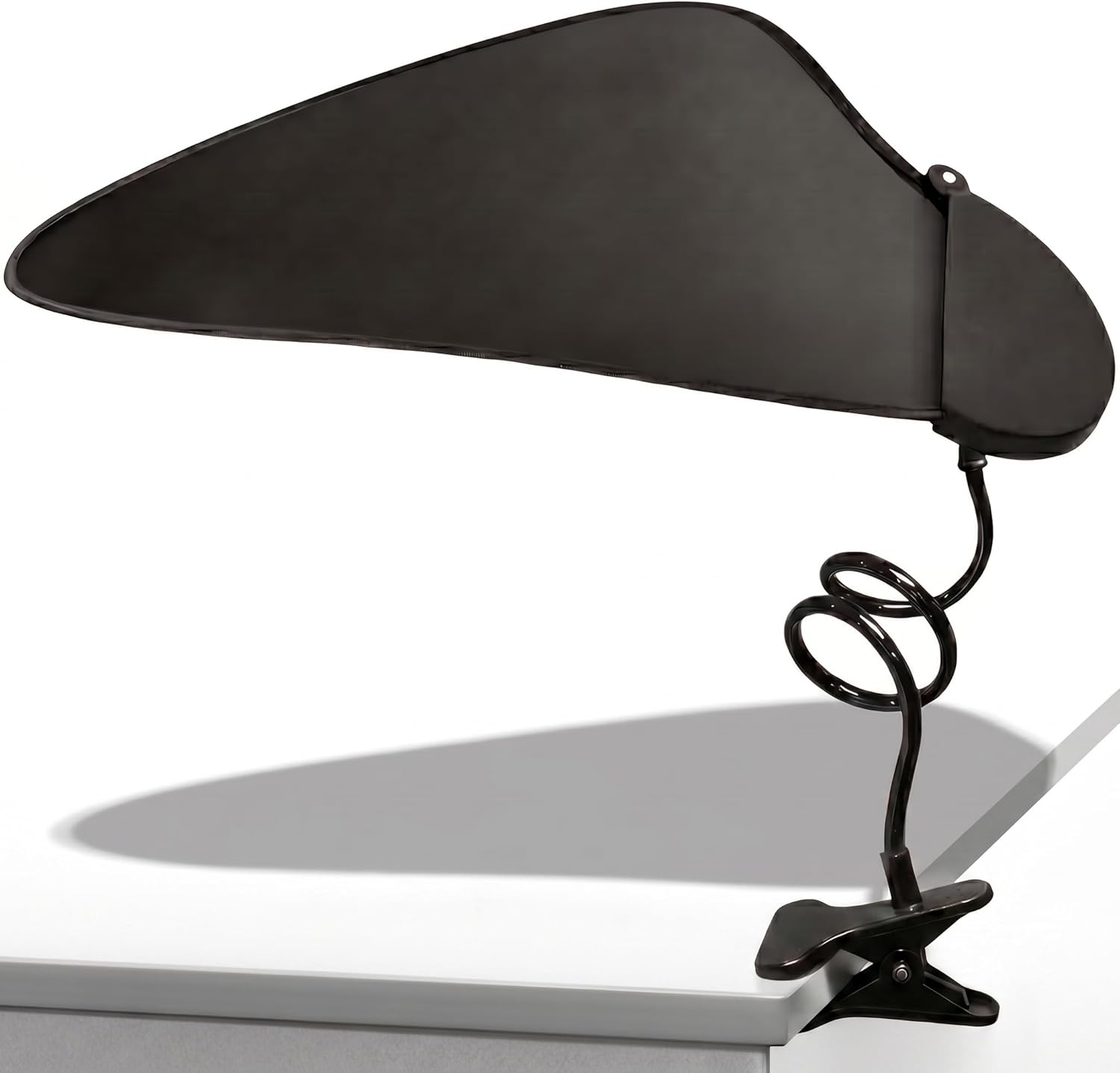 Livvie Cubicle Shade & Laptop Sun Shade for Working Outside — Adjustable Desk Shade Blocks Overhead Fluorescent Light & Window Glare — Foldable Cubicle Light Blocker for Light-Sensitive Workers