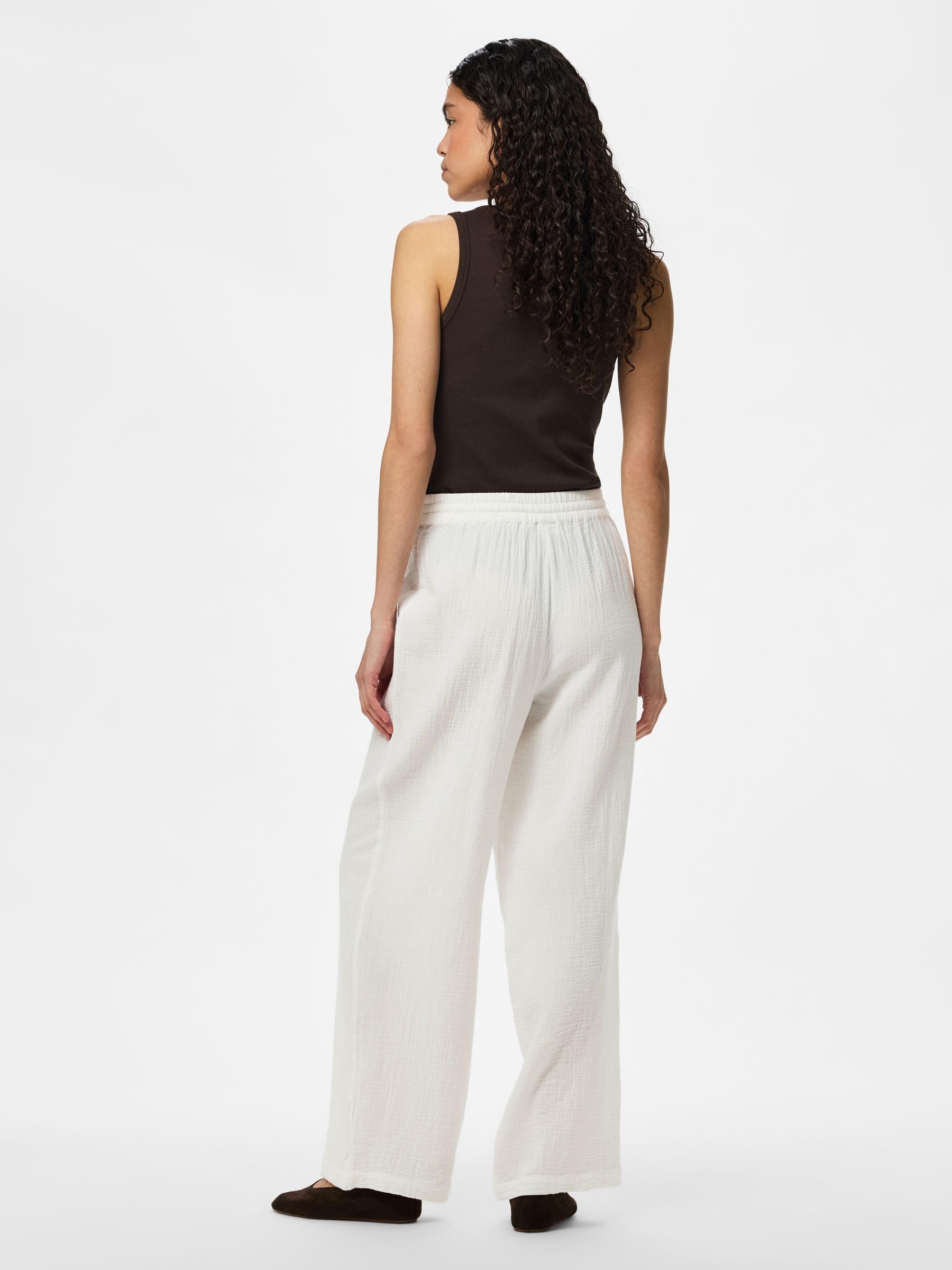PIECES Pcsastina Hw Wide Pants Bc - Pcsastina Hw Wide Pants Bc Kobiety