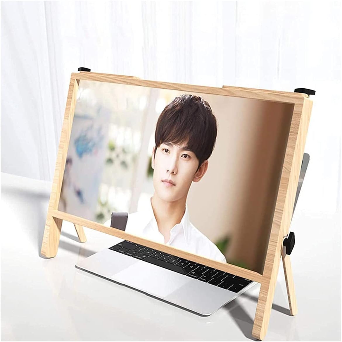 Screen Magnification 3D HD Laptop Screen Magnifier, HD Screen Amplifier Compatible with 14/15/16/17/18/20" Mobile Phone, Tablet, Laptop Screen Magnifier, Desktop Screen Ma