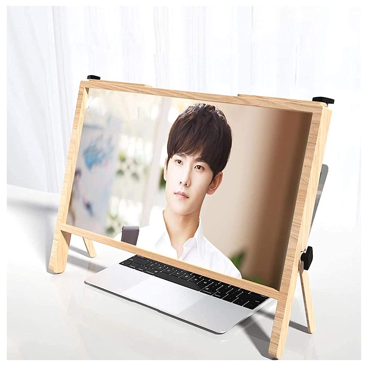 Screen Magnification 3D HD Laptop Screen Magnifier, HD Screen Amplifier Compatible with 14/15/16/17/18/20" Mobile Phone, Tablet, Laptop Screen Magnifier, Desktop Screen Ma