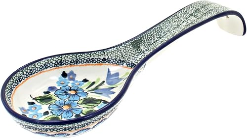 Blue Rose Polish Pottery Ballina - Cuchara grande