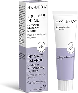 Hyalidra Gel Intime Hydratant Lubrifiant Femme | Acide Hyaluronique | Sécheresse Vaginale | Sans Hormones | Applicateur Inclus | Utilisation Externe et Interne | Dispositif Médical | 30 ml