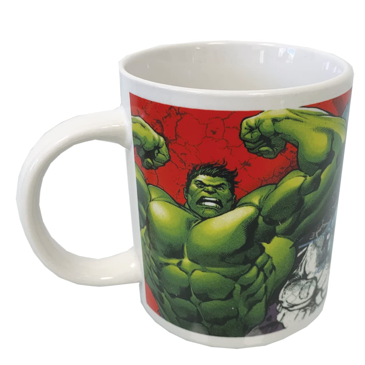 Tasse Enfant Avengers 390ml - Sans BPA, Passable Micro-ondes, Plastique Réutilisable