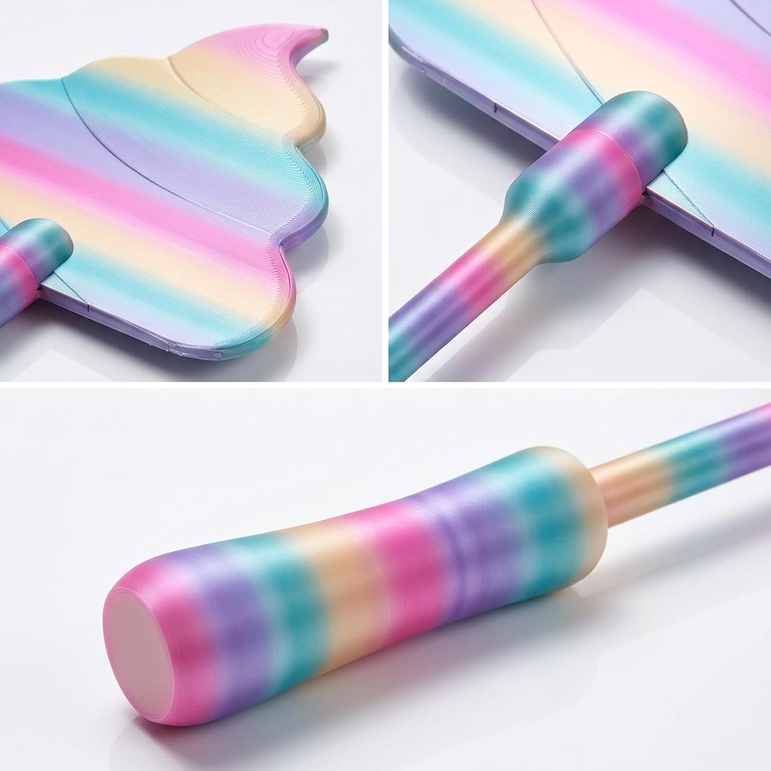 Magic Wand Credit Card Holder, Credit Card Wand, Star Wand Credit Card Holder for Family Shopping and Financial Education, Rainbow Cloud Design Payment Wand for Gift Giving and Retail Transactions