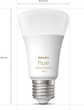 Philips HueWA 8-75W White Ambiance Smart E27 Led Bulb with Bluetooth Feature