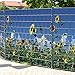 Produktbild PerfectHD Zaunsichtschutz - Motiv Sonnenblumen - Sichtschutz für den Garten - 2,50 x 1,80 x 0,19 m - 9 Streifen - 30 Varianten