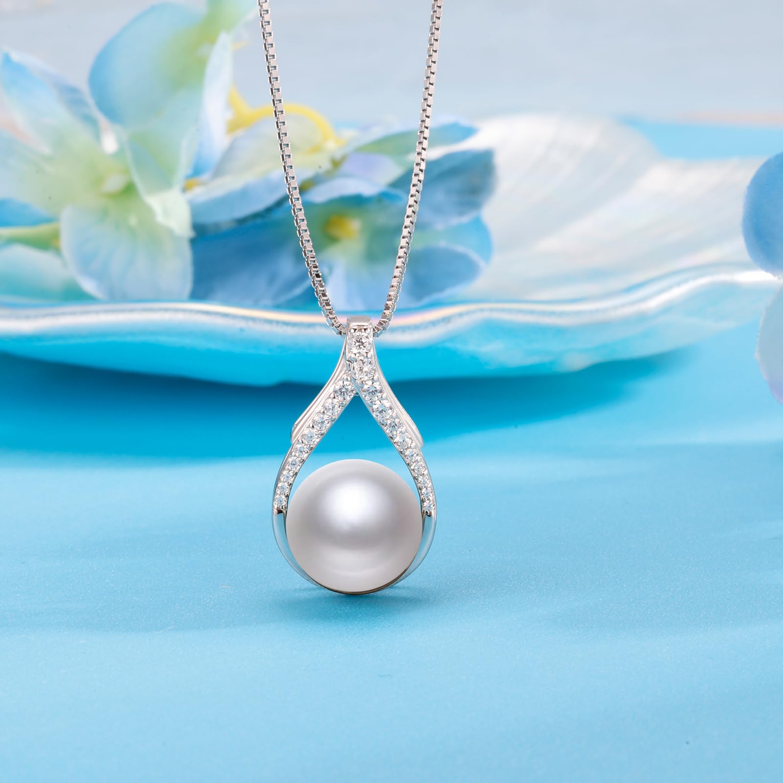 perlenkette Schmuck Weihnachten Geschenk Muttertags Mama Geschenk Valentinstag Jubiläum Hochzeit Geburtstag Frau Freundin