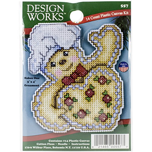 Image of Design Works Gingerbread Counted Cross Stitch Ornament Kit