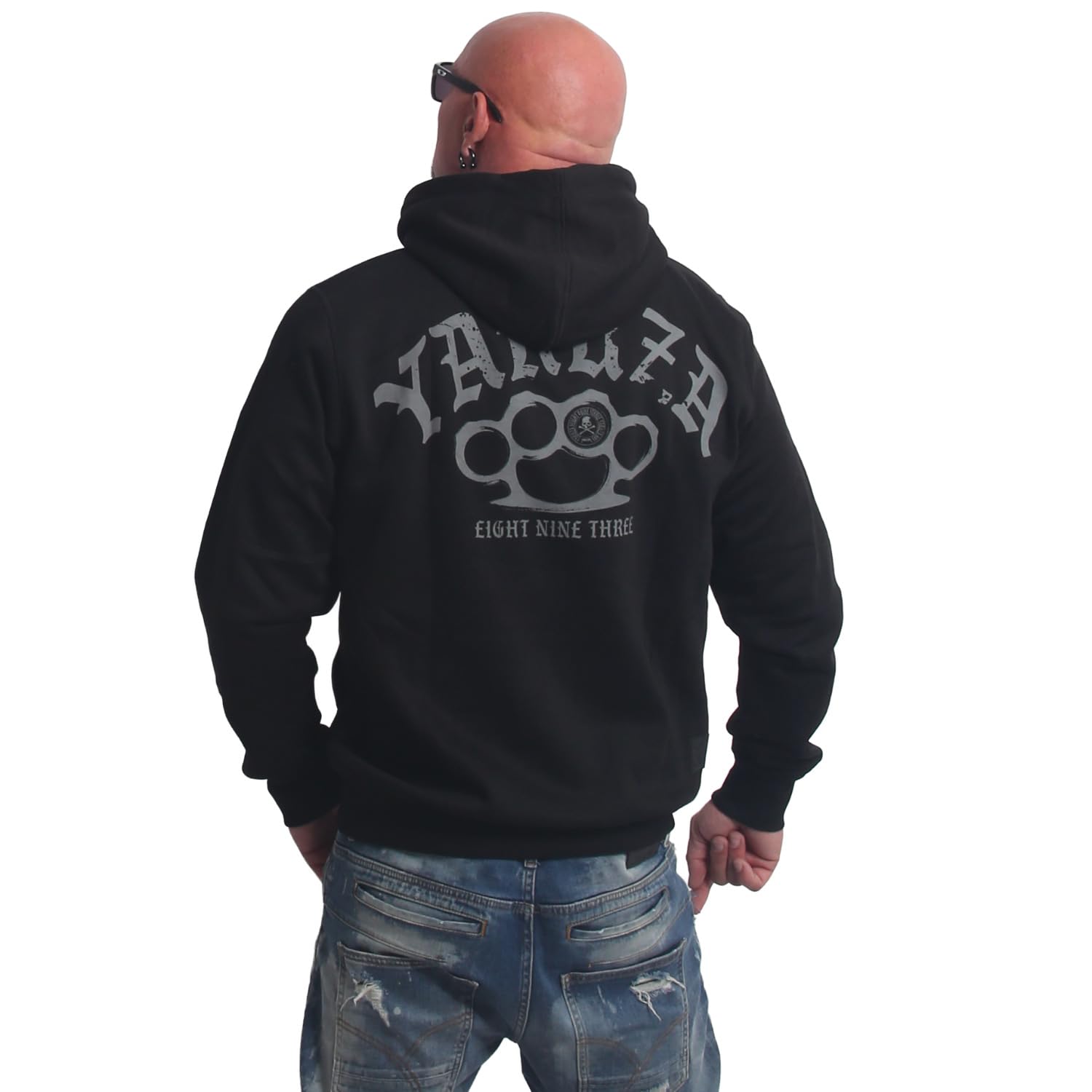 Yakuza Herren Crusher Basic Hoodie Basic Kapuzenpullover