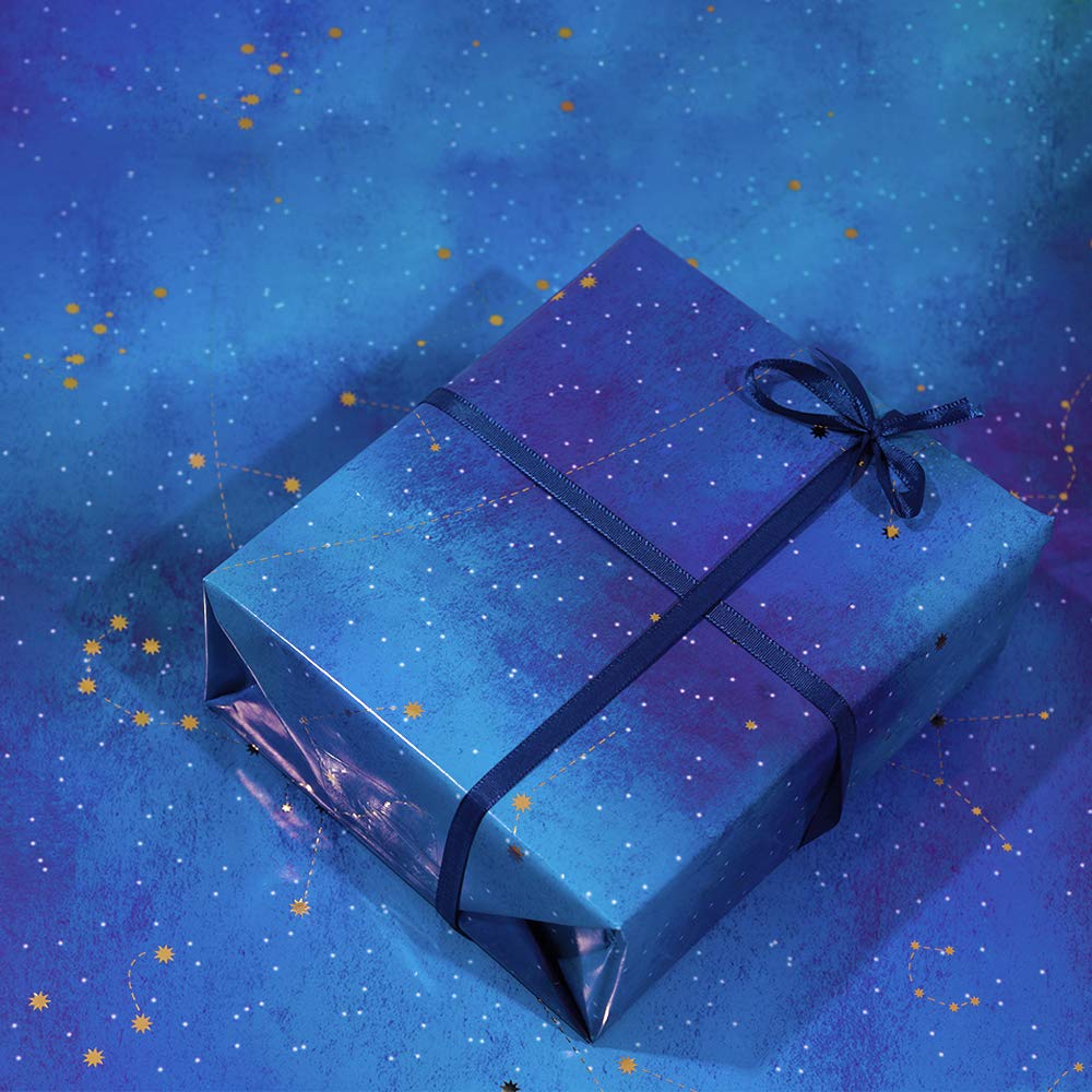 Papier Cadeau Rouge à étoiles - Créa'pack