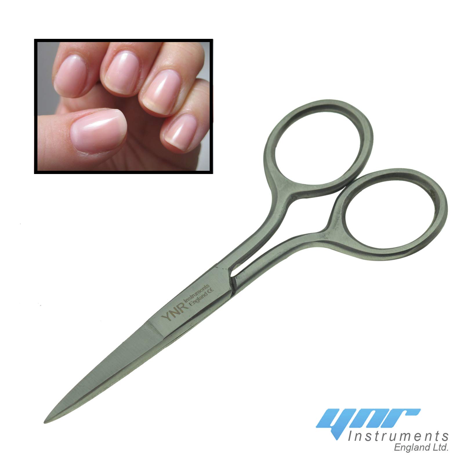 YNR 9cm Nail Scissors | Extra Sharp Nail Scissors | Manicure and Pedicure for Men and Women