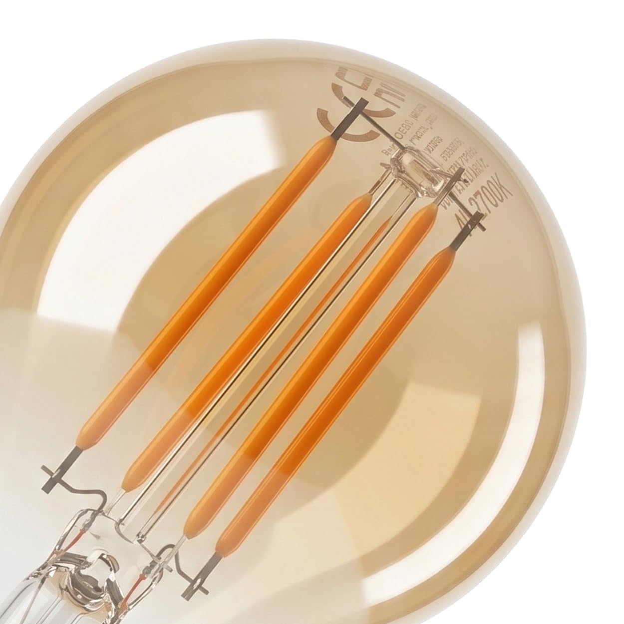 HOFSTEIN E14 Glühbirne LED Warmweiss Vintage 10er Set 4 Watt 2200 Kelvin 350 Lumen Ersatz Für Glühbirne E14 Im Retro Look Für Stimmungsvolle Wohnraumbeleuchtung G45