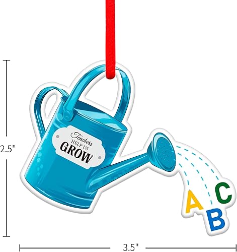 Miniatura 8 de PETCEE Adornos de Navidad para profesores 2022 regalos de agradecimiento para profesores para mujeres profesoras nos ayudan a cultivar adornos para