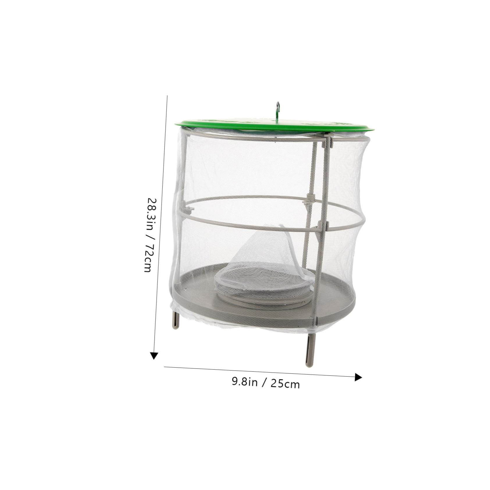 Gabbia Appesa per Mosche da Esterno 2 Pezzi Bianca