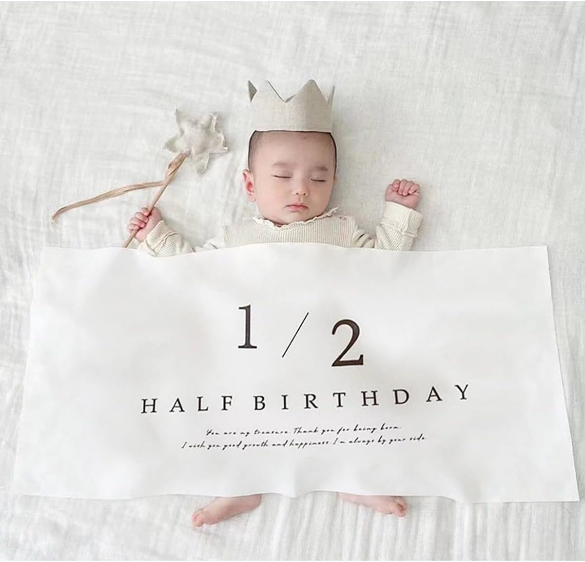 LIKENNY ハーフバースデー タペストリー happy birthday 壁掛け タペストリー セット half birthday 1/2 誕生日タペストリー 飾り付け 誕生日 記念日用 ハンドメイド フック貼り付けツール付き(横版の2分の1) LIKENNY ハーフバースデー タペストリー happy birthday 壁掛け タペストリー セット hal...