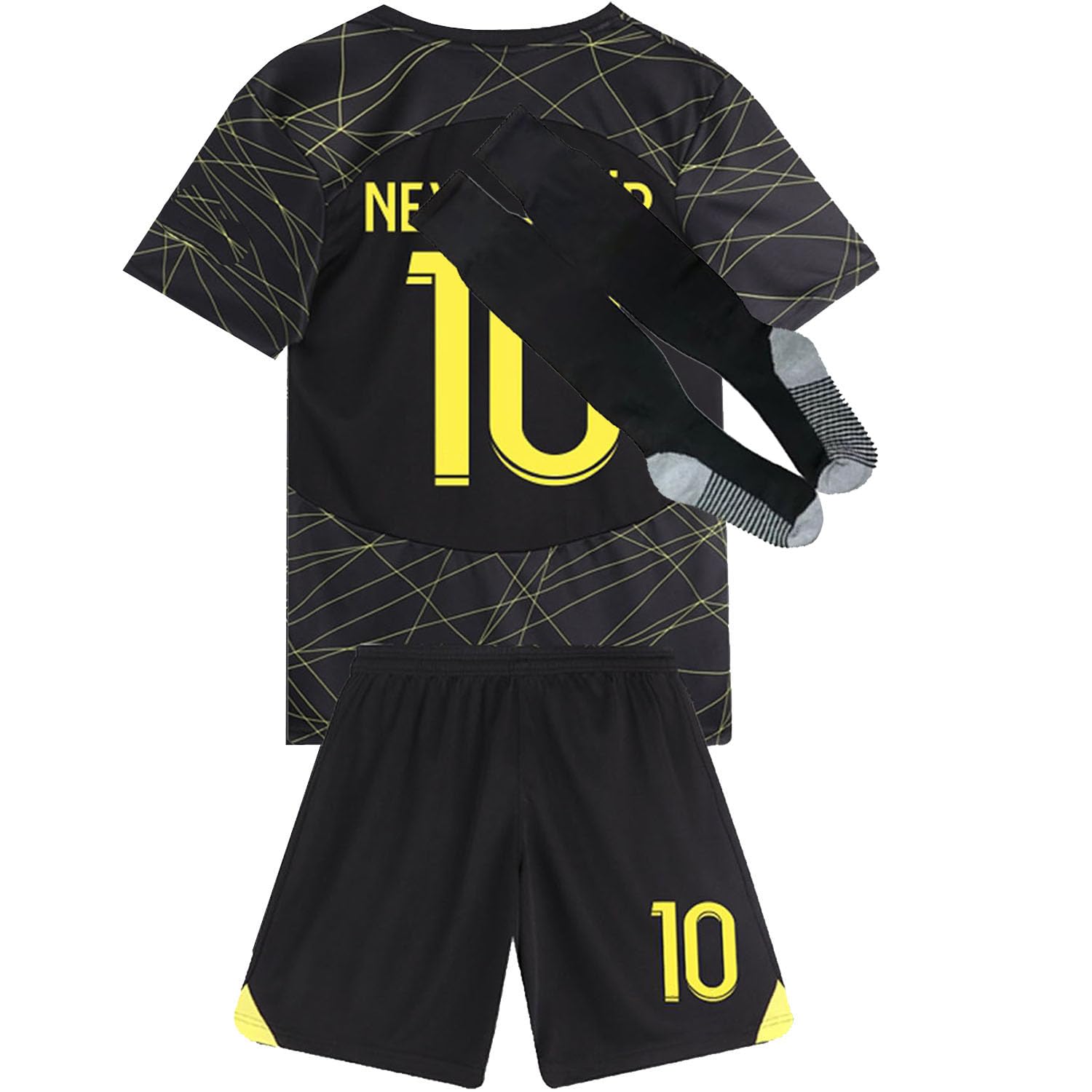 Casmyd Soccer Jerseys for Boys Kids 2024 HOM/Awy Kit Football Jersey Set Youth Sports Team T-Shirt&Shorts Soccer Uniform
