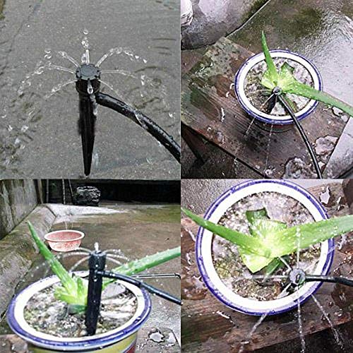 NOLOGO Gxbld-yy 25 pcs. Adjustable Drip irrigation for plant irrigation system Water dispenser, black