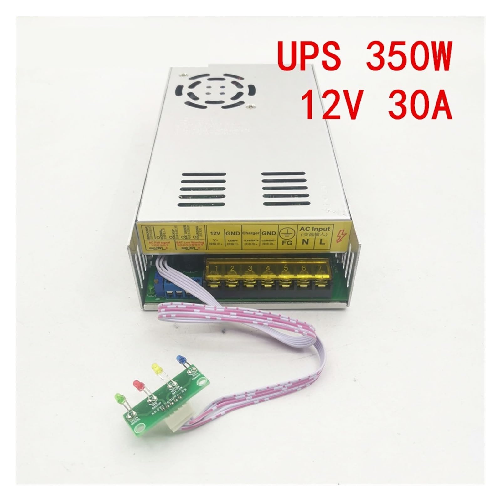 Funkcja ładowania UPS 12V 24V zasilacz impulsowy uniwersalny 35W 60W 120W 180W 350W 13.8V 27.6V ładowanie monitora baterii(SC-350-24 Lead acid)