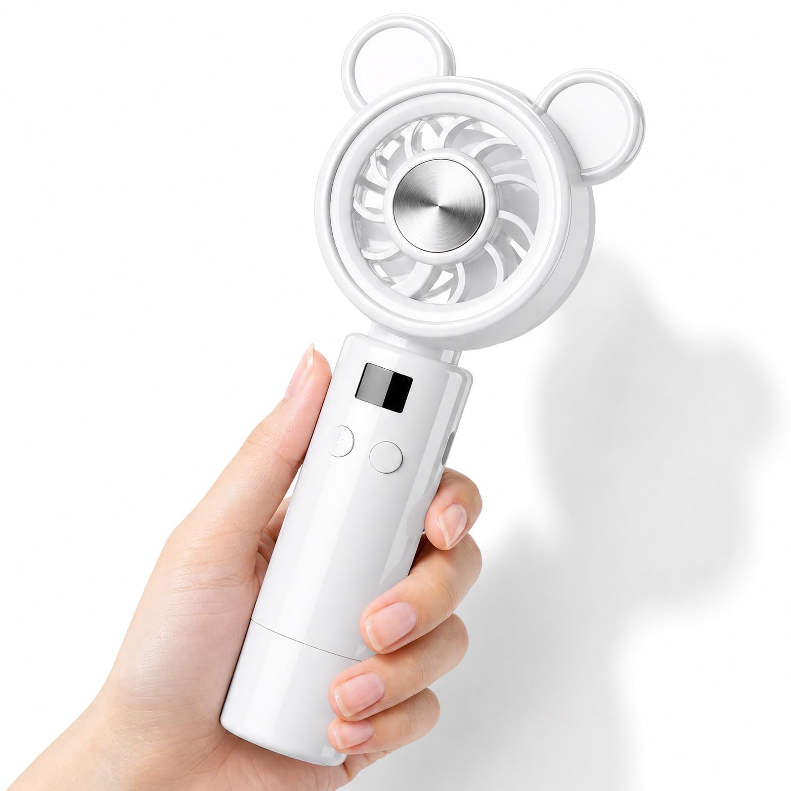 Kssvzz Hand Fan Portable, Mini Handheld Fan Recharageable