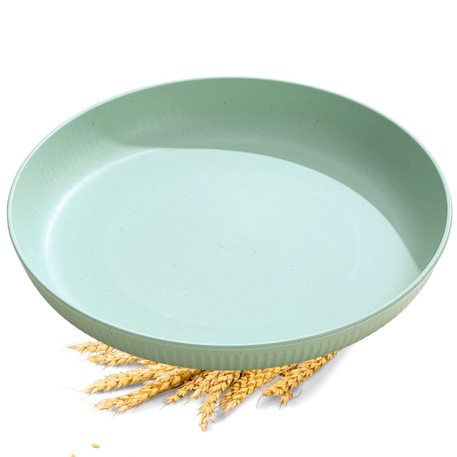 Wheat Straw Dinner Plates Set of 4 | Lightweight Unbreakable Kitchen Plates | Reusable Eco-Friendly BPA Free | Microwave & Dishwasher Safe Plates for Dining, Serving & Everyday Use — Amazon image 15