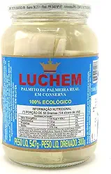 Palmito de Palmeira Real em Conserva 100% Ecológico Luchem 547g