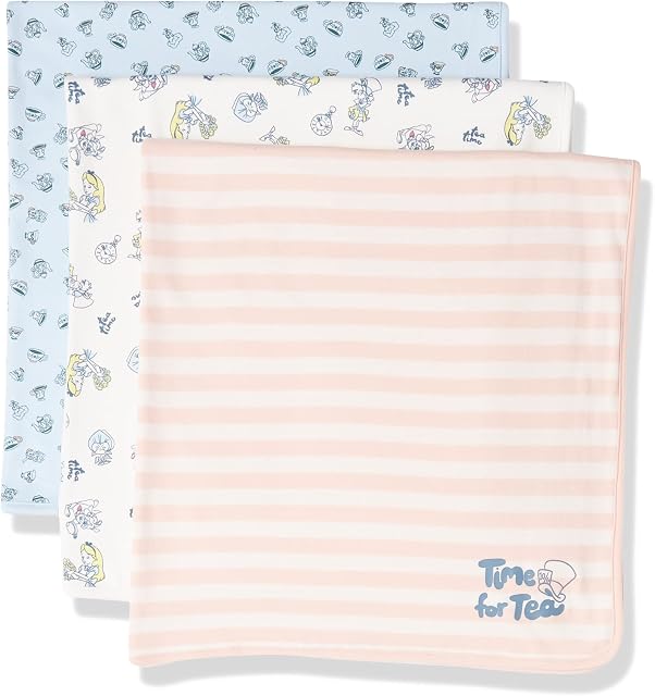 Amazon Essentials Baby Girl's Disney | Marvel | Star Wars | Princess Swaddle Blankets, Pack of 3