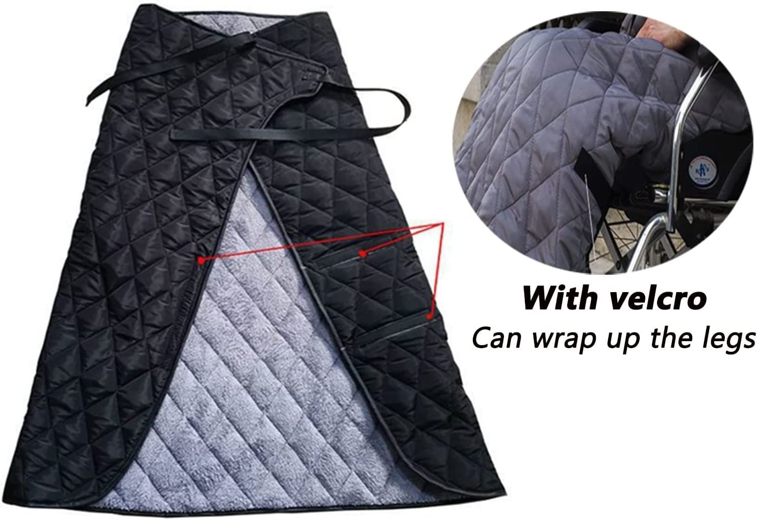Manta Lujo para Silla Ruedas con Bolsa para Adultos, Manta Suave, Manta para Las piernas Silla Ruedas, Manta para estadios, Viajes, Camping, Actividades al Aire Libre, Accesorios