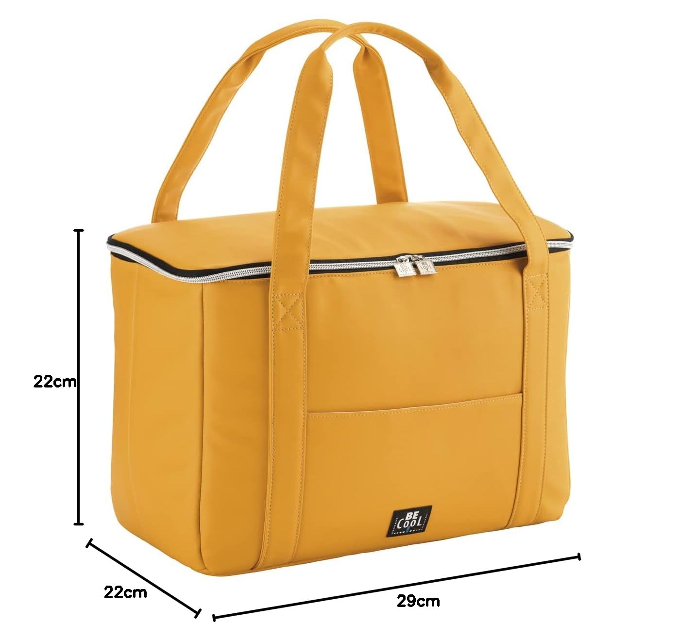 Borsa Termica Grande Da Picnic Banz, Impermeabile E Pieghevole, 49,5x40,1x8,2 Cm, Con Tracolla E Manici In Similpelle, Per Spiaggia E Campeggio