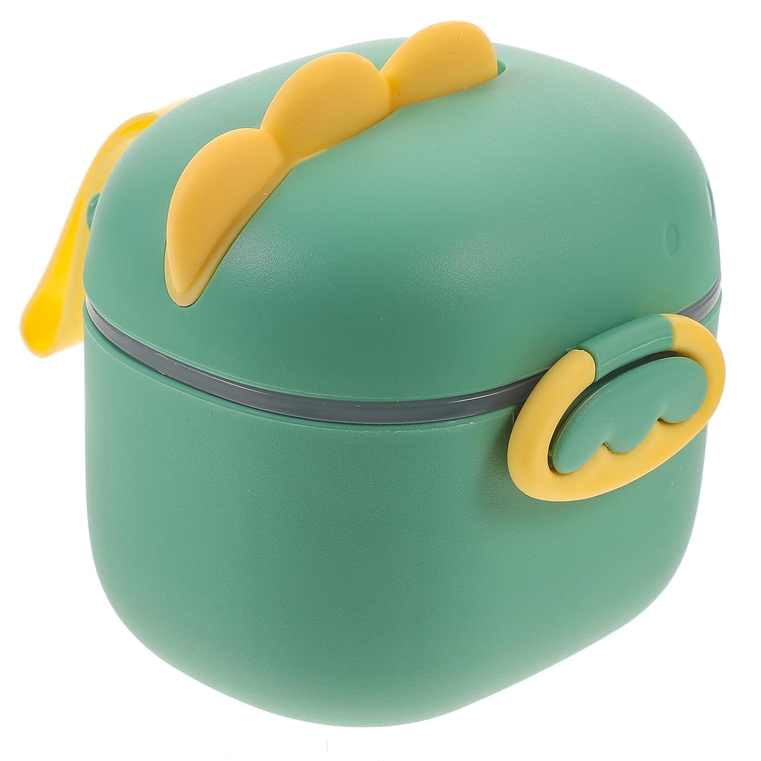 Portable Formula Dispenser for Travel and Outdoor Use Compact Powder Container with Sealed Compartments Convenient Milk Powder Holder for Hiking Picnic and Diaper Bags Cute