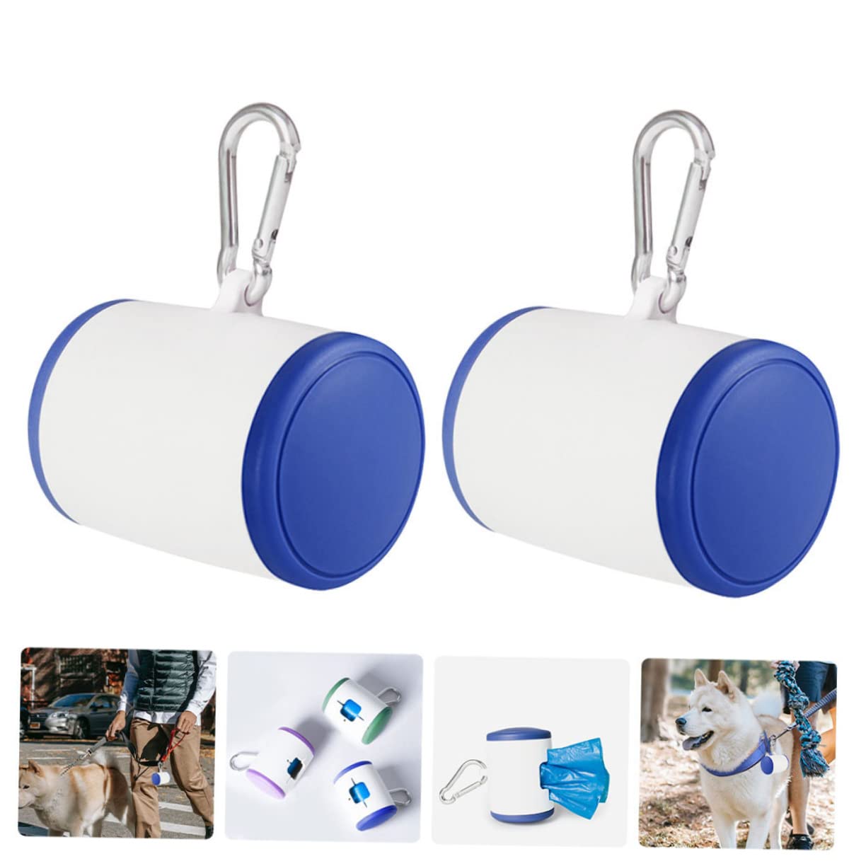 Angoily 8 Stk Snack-tasche Tasche Für Hundeleckereien Hundekotbeutelträger Welpen-snackbeutel Taschenspender Für Hundespaziergänge -snacks Wasserdicht Violett Pp Hundefutter Kiste