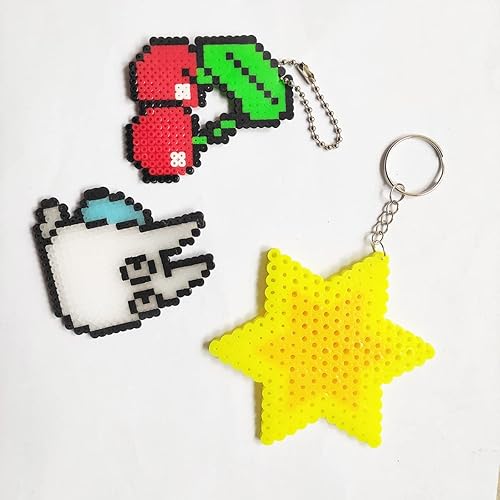 Miniatura 7 de 20000 cuentas de fusibles transparentes azules y blancas transparentes de 0.102 in, paquete a granel de cuentas de fusión funciona con cuentas de