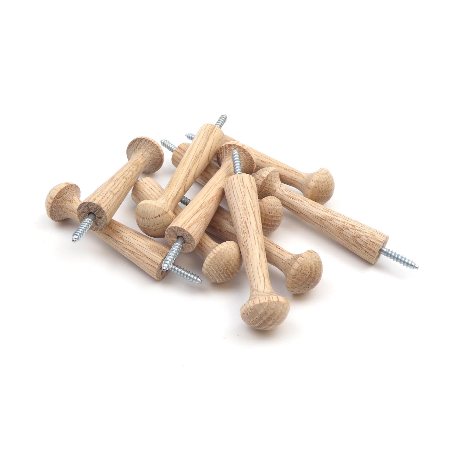 Screw in Oak Shaker Peg 3.5" - (Pack of 10)