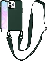 Vista 151 de Funda compatible con iPhone 13 Pro con cordón, funda cruzada para iPhone con correa 13 Pro, ajustable, a prueba de golpes, protección contra caídas